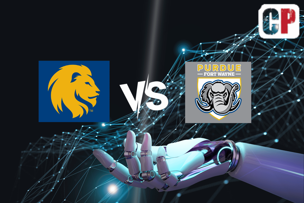 Texas A&M-Commerce Lions at Purdue Fort Wayne Mastodons AI NCAA Basketball Prediction 11/12/2023