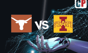 Texas Longhorns at Iowa State Cyclones AI NCAA Football Prediction 11/18/2023