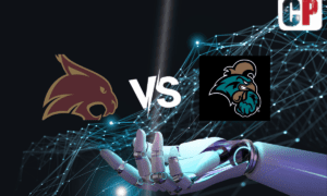 Texas State Bobcats at Coastal Carolina Chanticleers AI NCAA Football Prediction 11/11/2023