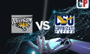 Towson Tigers at Coppin State Eagles AI NCAA Basketball Prediction 11/9/2023