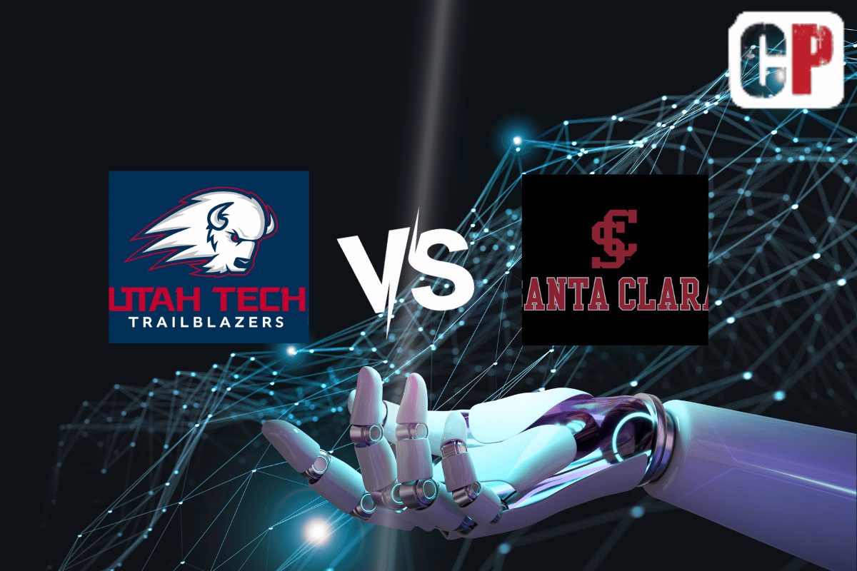 Utah Tech Trailblazers at Santa Clara Broncos AI NCAA Basketball Prediction 11/8/2023