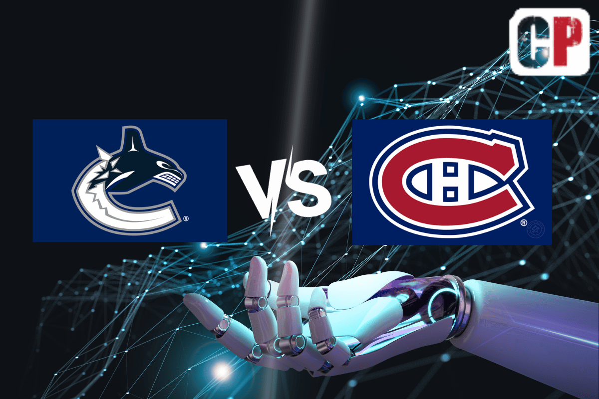 Vancouver Canucks at Montreal Canadiens AI NHL Prediction 11/12/2023