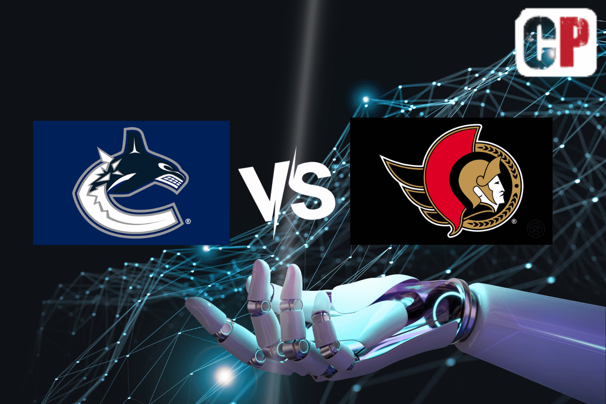 Vancouver Canucks at Ottawa Senators AI NHL Prediction 11/9/2023