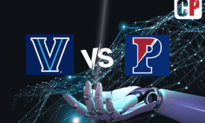 Villanova Wildcats at Penn Quakers AI NCAA Basketball Prediction 11/13/2023