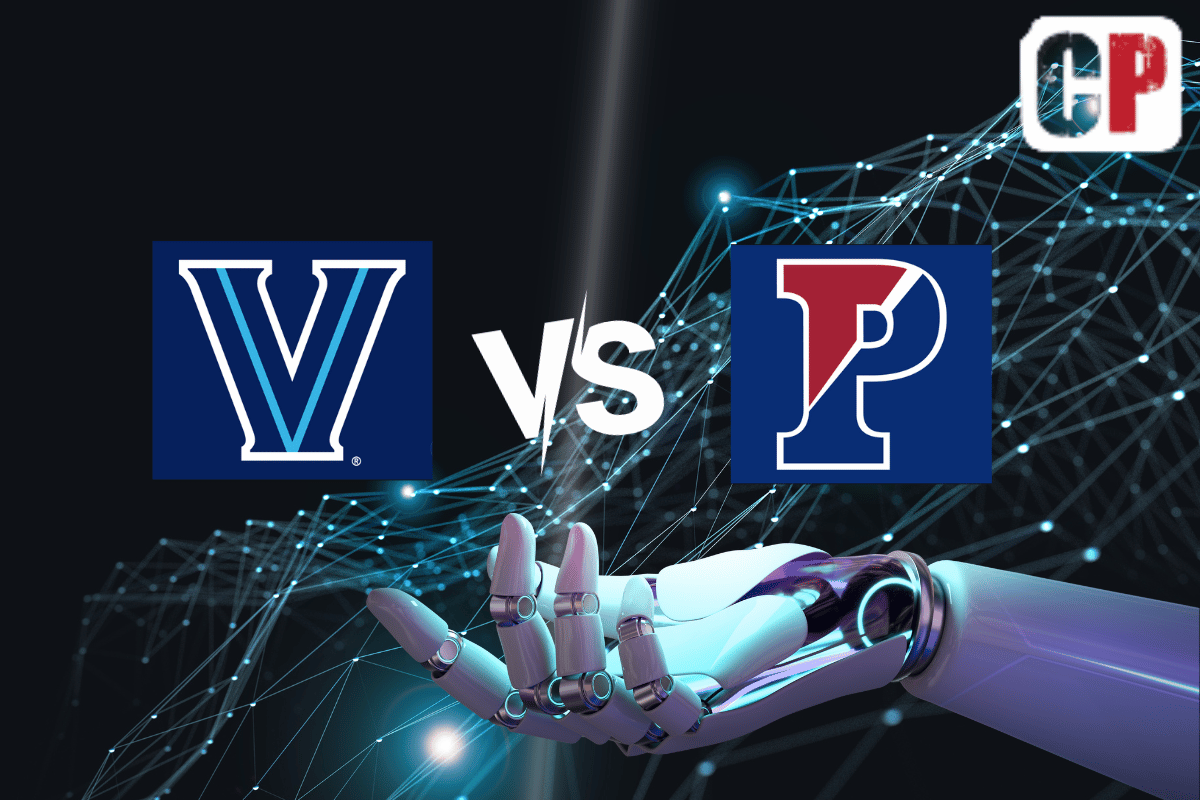 Villanova Wildcats at Penn Quakers AI NCAA Basketball Prediction 11/13/2023