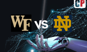 Wake Forest Demon Deacons at Notre Dame Fighting Irish AI NCAA Football Prediction 11/18/2023