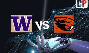 Washington Huskies at Oregon State Beavers AI NCAA Football Prediction 11/18/2023