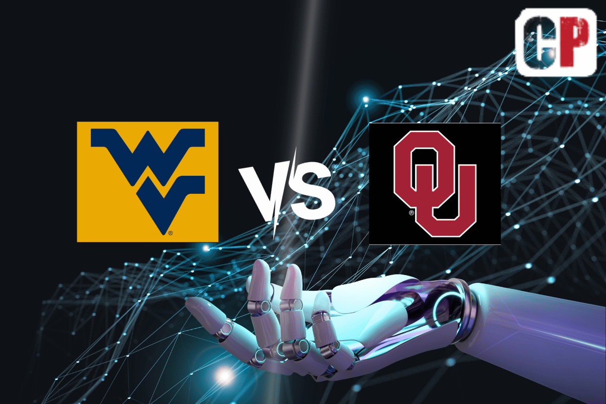 West Virginia Mountaineers at Oklahoma Sooners AI NCAA Football Prediction 11/11/2023
