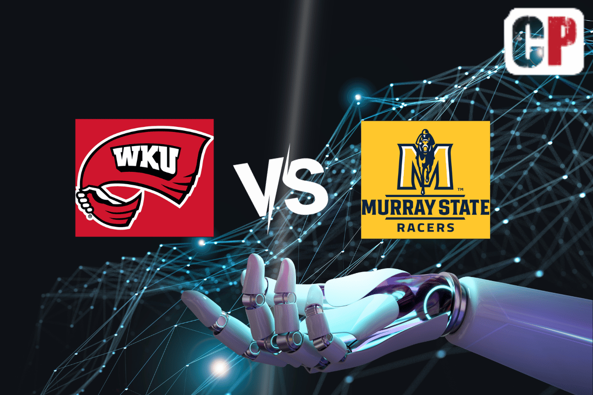Western Kentucky Hilltoppers at Murray State Racers AI NCAA Basketball Prediction 11/14/2023