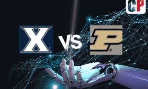 Xavier Musketeers at Purdue Boilermakers AI NCAA Basketball Prediction 11/13/2023