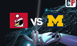 Youngstown State Penguins at Michigan Wolverines AI NCAA Basketball Prediction 11/10/2023