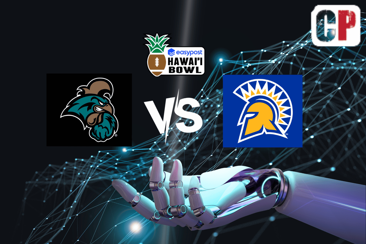 Coastal Carolina Chanticleers at San Jose State Spartans Pick, NCAA Football Prediction, Preview & Odds 2023 Easypost Hawai’i Bowl