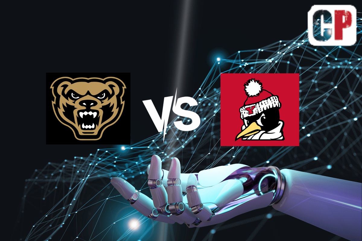 Oakland Golden Grizzlies at Youngstown State Penguins Pick, NCAA Basketball Prediction, Preview & Odds 12/31/2023