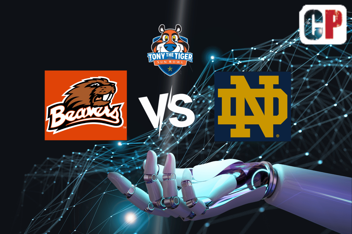 Oregon State Beavers at Notre Dame Fighting Irish Pick, NCAA Football Prediction, Preview & Odds 2023 Tony The Tiger Sun Bowl