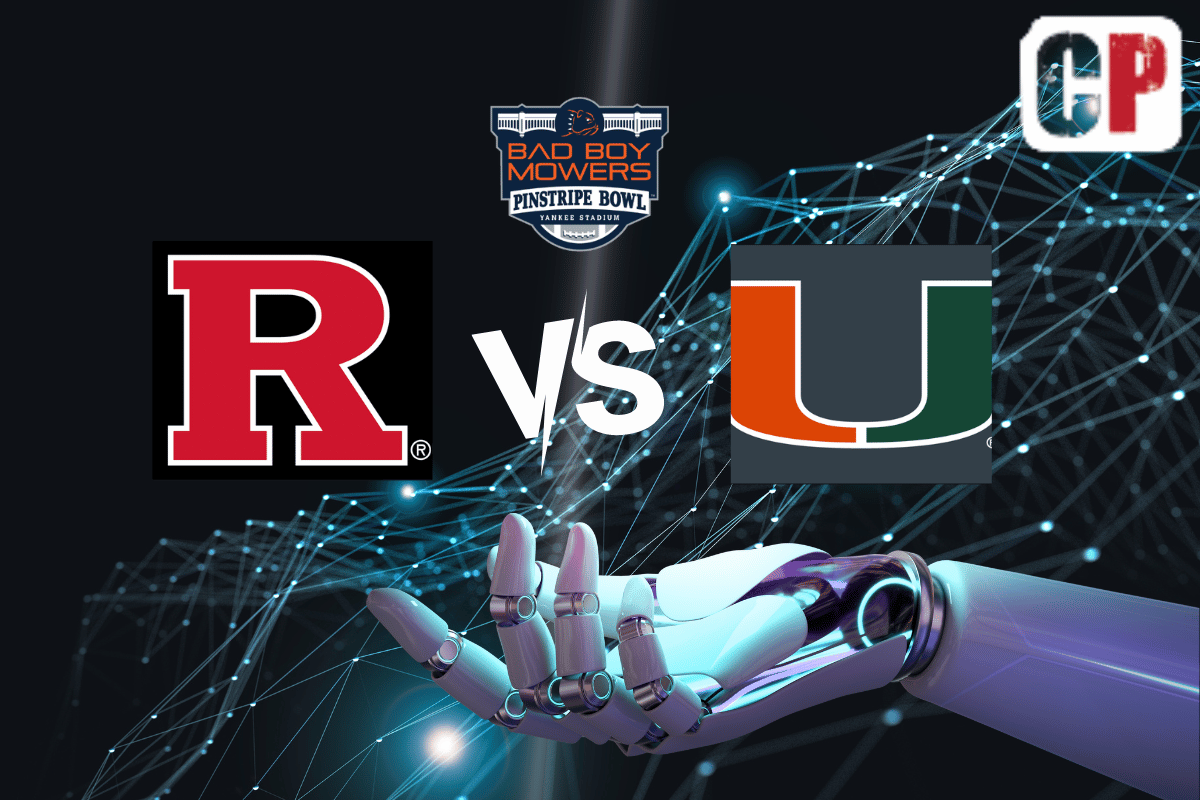 Rutgers Scarlet Knights at Miami Hurricanes Pick, NCAA Football Prediction, Preview & Odds 2023 Bad Boy Mowers Pinstripe Bowl
