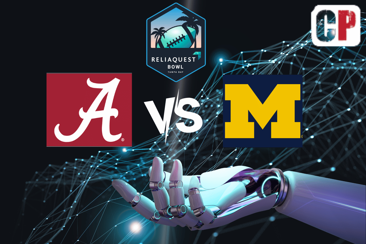 Alabama Crimson Tide at Michigan Wolverines Pick, NCAA Football Prediction, Preview & Odds 2024 ReliaQuest Bowl