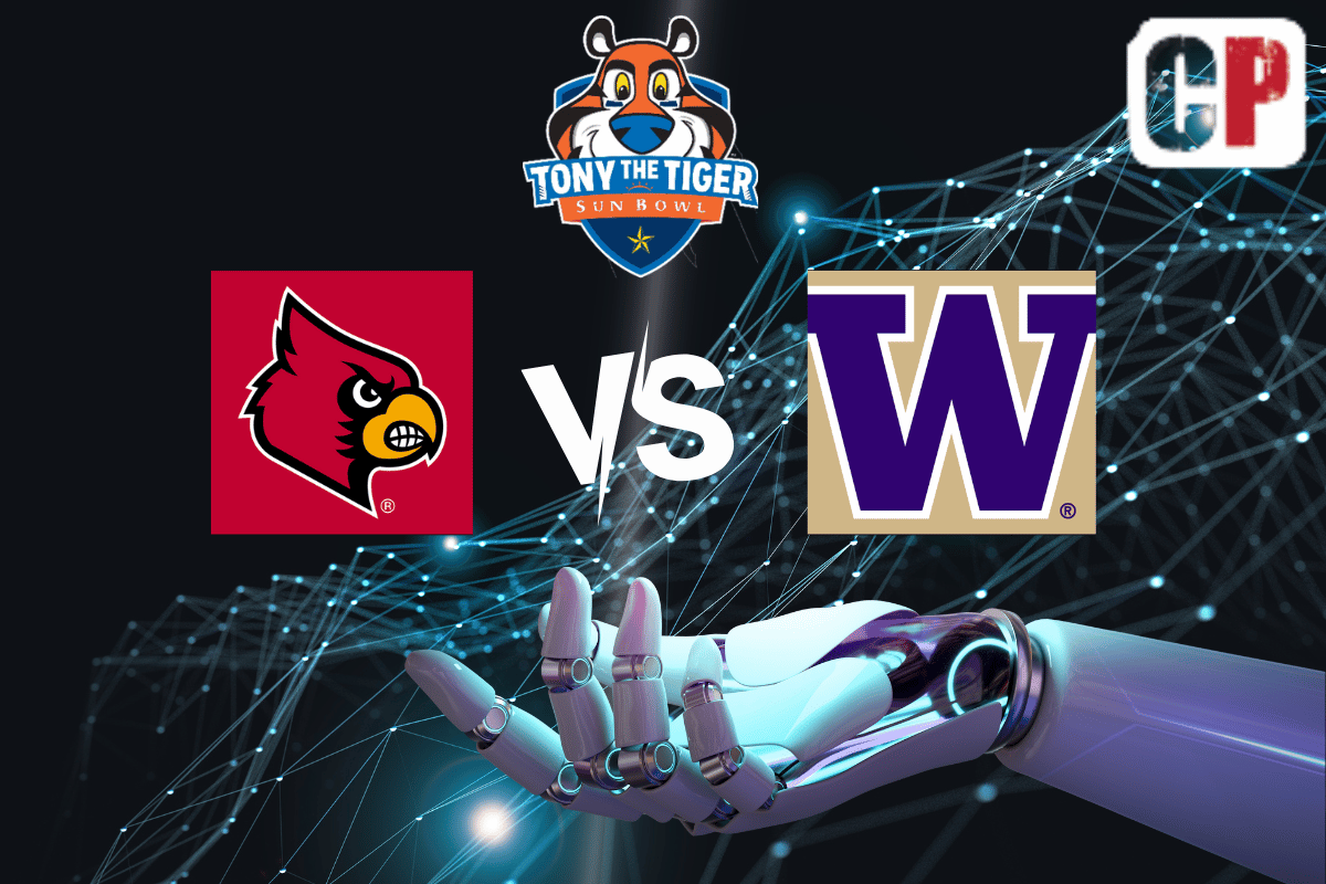 Louisville Cardinals at Washington Huskies Pick, NCAA Football Prediction, Preview & Odds 2024 Tony the Tiger Sun Bowl