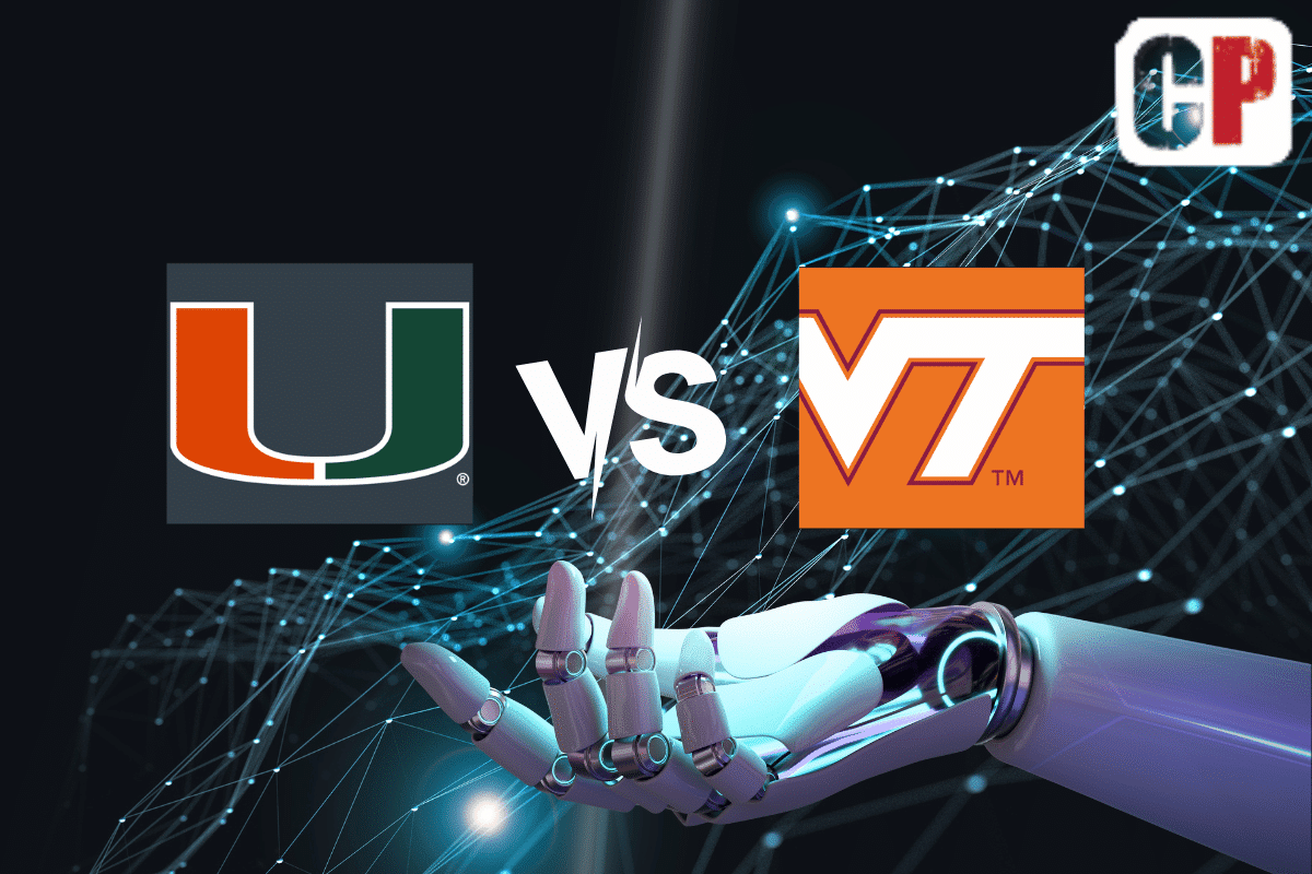 Miami Hurricanes at Virginia Tech Hokies Pick, NCAA Football Prediction, Preview & Odds 11/22/25