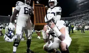 Nebraska Cornhuskers vs. Penn State Nittany Lions Free Pick & CFB Betting Prediction, 11/22/25