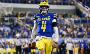 Merrimack College Warriors vs. Delaware Fightin' Blue Hens Free Pick & CFB Betting Prediction, 9/3/26