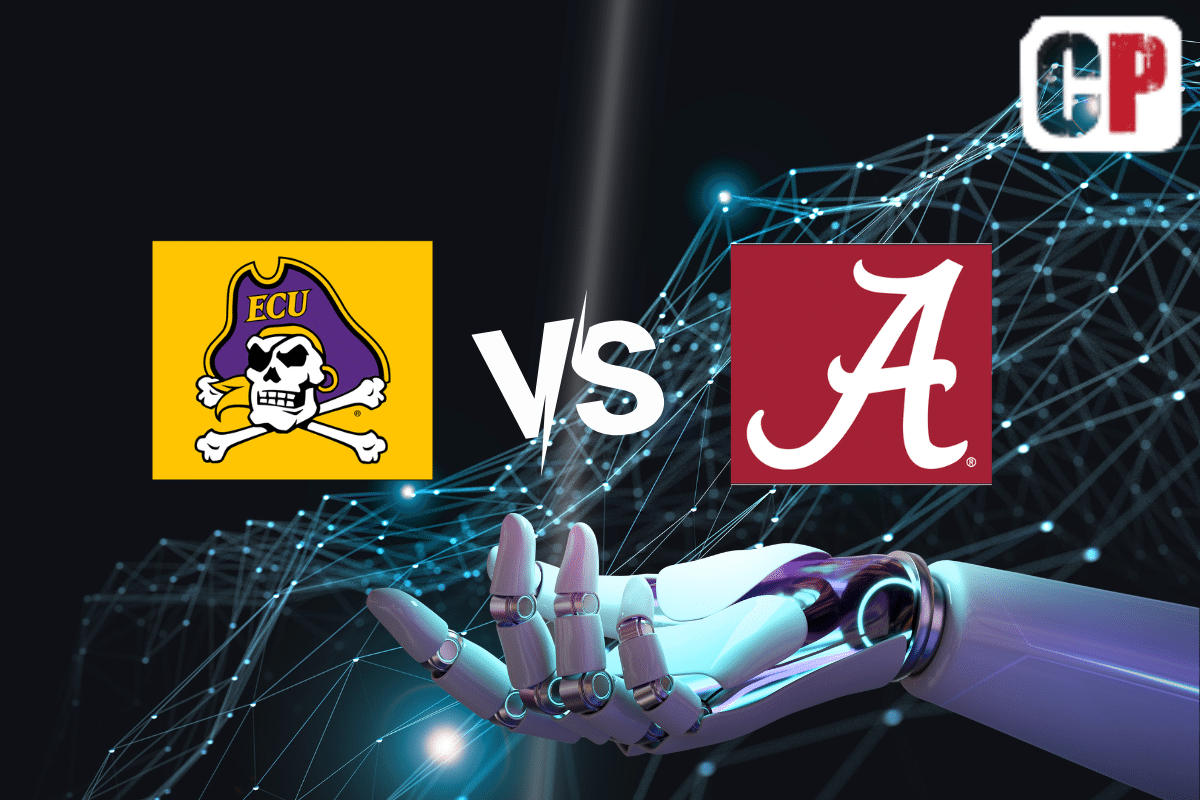 East Carolina Pirates at Alabama Crimson Tide Pick, NCAA Football Prediction, Preview & Odds 9/5/26