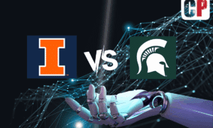 Illinois Fighting Illini at Michigan State Spartans AI Computer Pick & NCAA Football Prediction 10/10/26