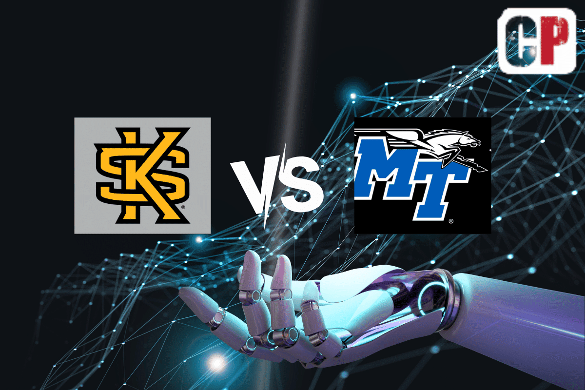 Kennesaw State Owls at Middle Tennessee Blue Raiders AI Computer Pick & NCAA Football Prediction 10/28/26