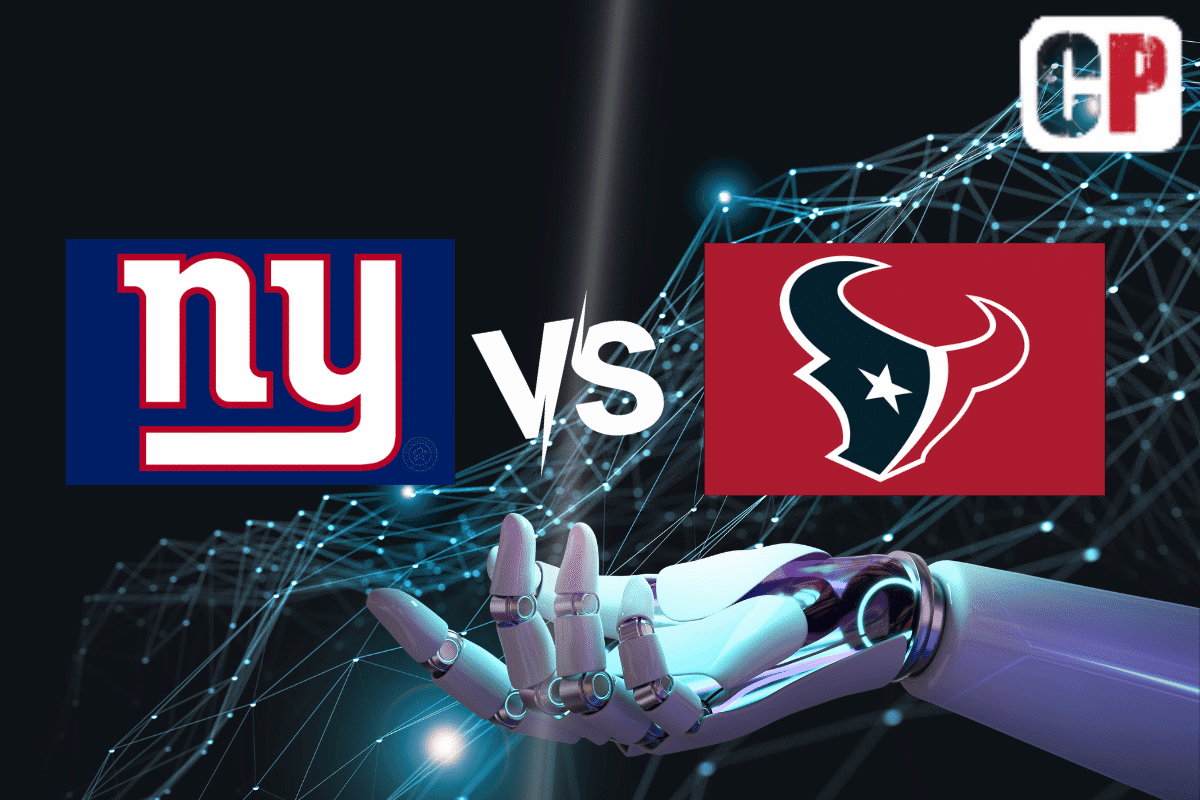Newborn Computer AI Prediction: New York Giants at Houston Texans, NFL Lines, Bets